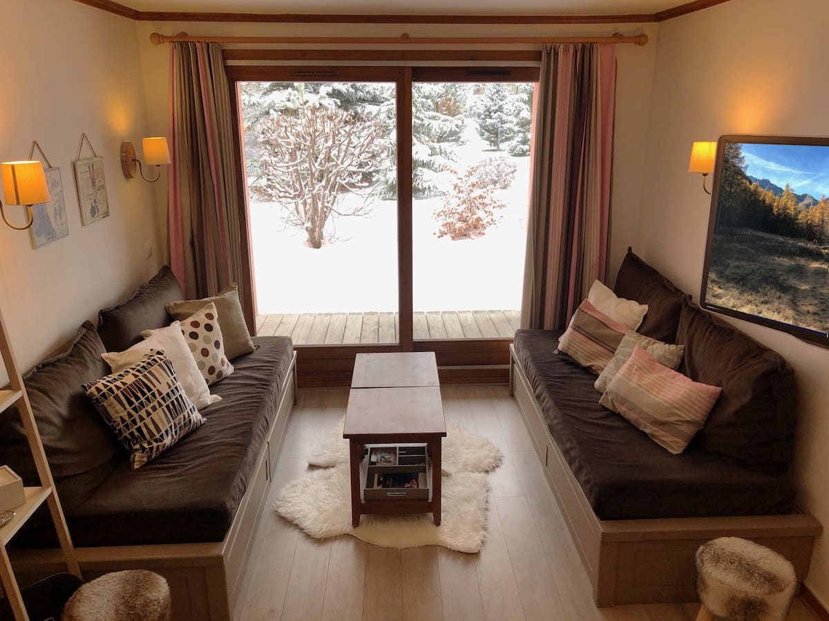 Le salon en hiver — Le Galibier