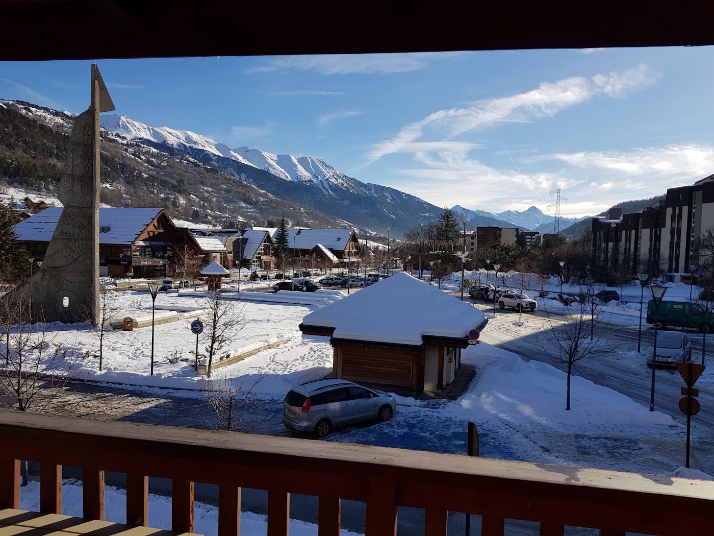 La vue en hiver — Le Granon